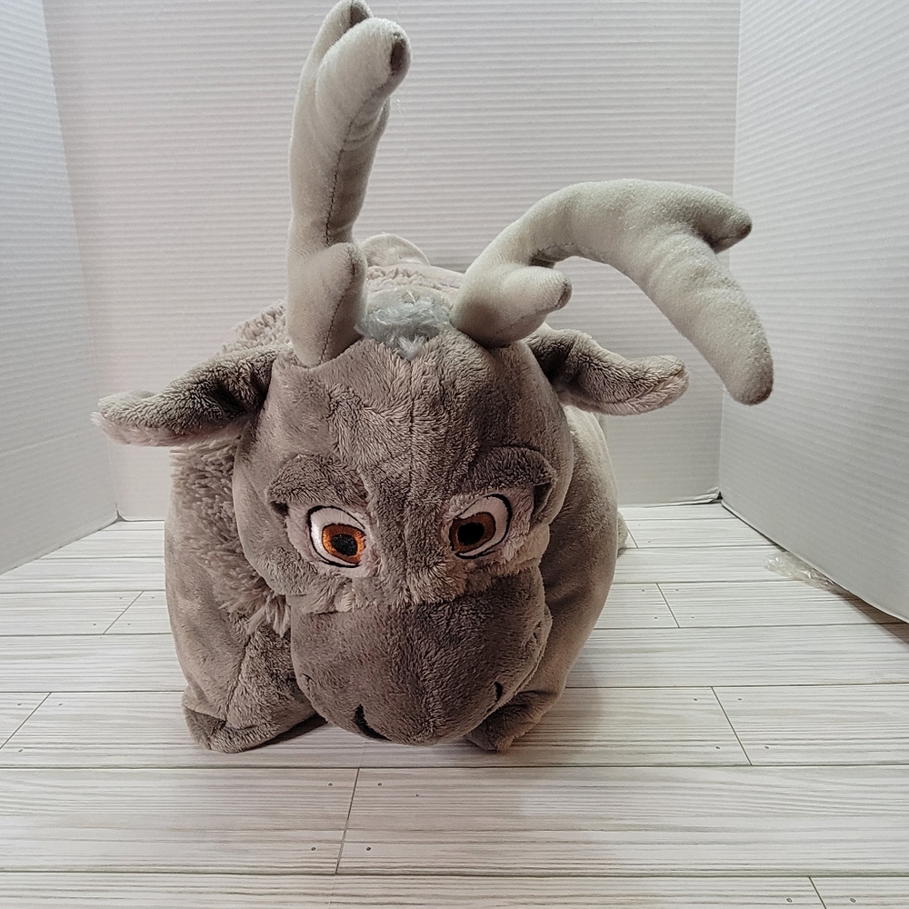 Disney Sven Reindeer Frozen Pillow Pet Plush Stuffed Animal Toy Movie - Picture 8 of 16